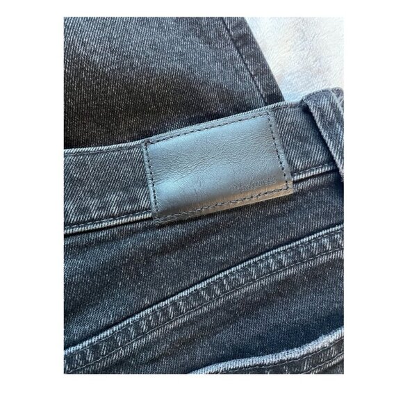 Madewell High Rise Slim Demi-Boot Jeans‎ Lunar Wash Women's Size 27P black - Picture 8 of 9